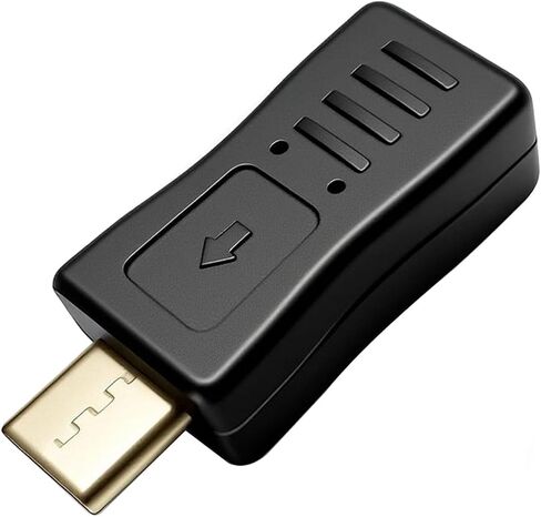Mini USB to USB C Adapter [4 Pack] 90 Degree Type C Male to Mini 5-Pin Female Converter Connector,Support Charging and Data Transfer in Kuwait