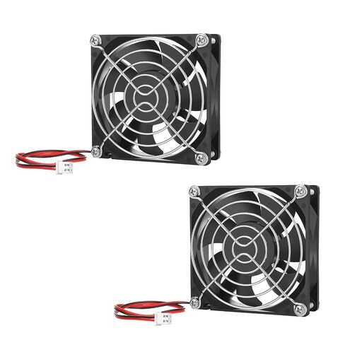 2-Pack 120mm Fan DC 12V Computer Fan 120mm x120mm x 25mm 2-Pin High Performance Cooling Fan in Kuwait