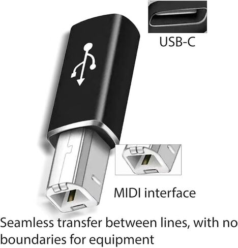 Square USB Port to USB-C Power Charger Converter Adapter, Square Connector to Type C Charging Adapter Compatible with Laptop Mobile Tablet in Saudi Arabia