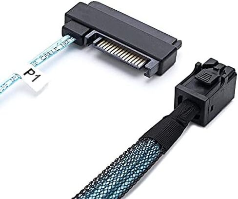 Mini SAS SFF-8643 to 4X29Pin SFF-8482 Hard Disk Server Cable 3.33TF/1M in Kuwait
