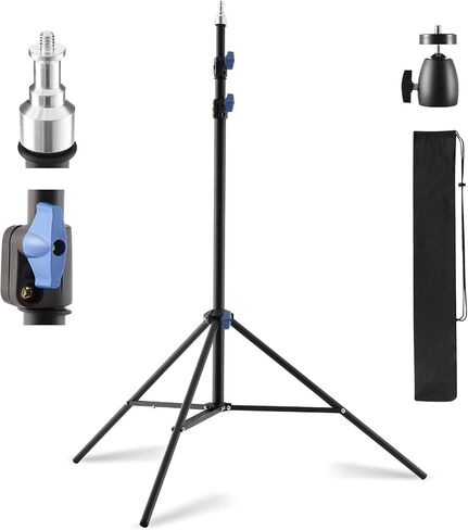 SH Light Stand Photography, 10ft/305cm Portable Photo Video Tripod Stand in Kuwait