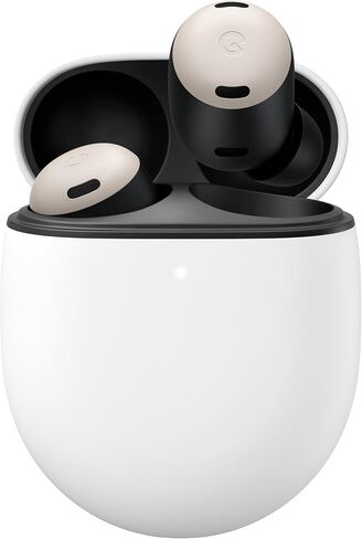 Google Pixel Buds Pro - Noise Canceling Earbuds - Up to 31 Hour Battery Life with Charging Case[2] - Bluetooth Headphones - Compatible with Android - Porcelain (Renewed) in Kuwait
