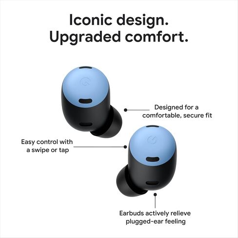 Google Pixel Buds Pro - Noise Canceling Earbuds - Up to 31 Hour Battery Life with Charging Case[2] - Bluetooth Headphones - Compatible with Android - Porcelain (Renewed) in Kuwait