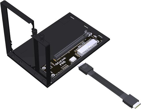 M.2 NVMe to Oculink(SFF-8611/SFF-8612) to PCI Express x16 eGPU Adapter for GPD Win Max2 External Graphics Card & SSD (F9G-BK7-K9934A-F4C-50cm) in Kuwait