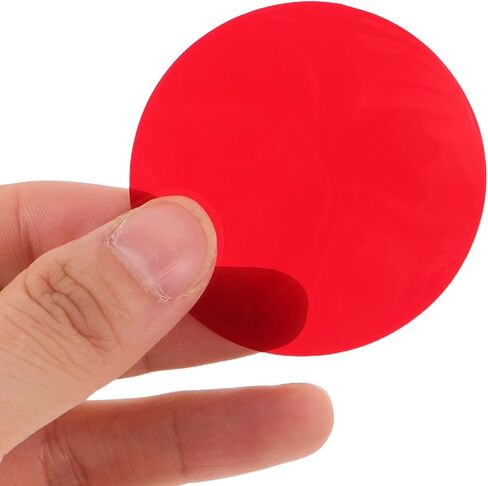 Vaguelly 40pcs Reusable 74mm round Color Correction Gel Discs for Ceiling Spotlights and Track Lights, High Transmittance Pet Film Ambient Lighting Tint Circles for Studios and Bedrooms in Saudi Arabia