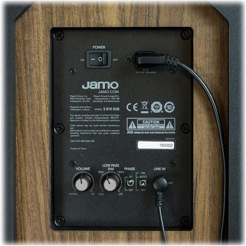 Jamo Studio Series S 810 Subwoofer (Walnut) in Saudi Arabia