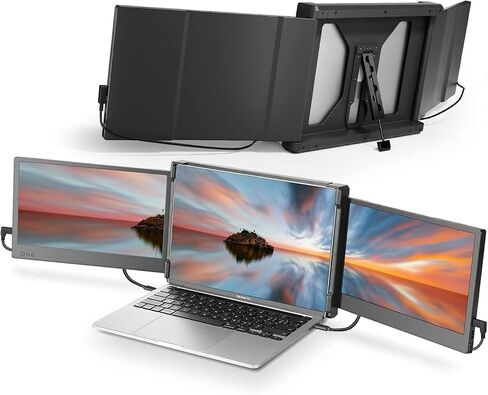 Teamgee S10 Pro 14" Dual-Screen Extender – Ultra‑Slim & Hidden Cable in Kuwait