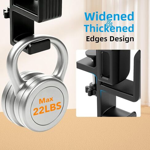 Desk Side Storage, Under Desk Clamp-on Vertical Laptop Holder, 10-17" Inch Length Adjustable with Keyboard & Headphone Holder, No Drill Storage Shelf for Desk, Fits Table Edge 0.3"to 1.7"(Black) in Saudi Arabia