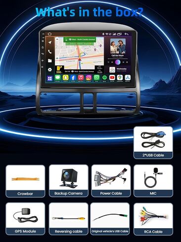 8 Core Car Radio for Honda CRV 2002-2006: 1280 * 800 HD Touchscreen Android 13 Car Stereo Upgrade Wireless Carplay & Android Auto DSP GPS Navigation 5G WiFi Backup Camera Bluetooth FM in Saudi Arabia