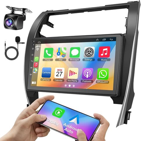 (8Core + 64GB) راديو بشاشة QLED 10.2 بوصة لسيارة Toyota Camry 2015 2016 2017 in Saudi Arabia