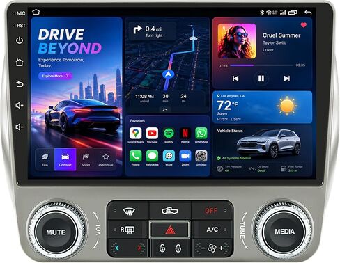 4 Core+64GB Car Radio Stereo for Chevrolet Chevy Camaro 2010-2015: 1080P Backup Camera GPS Navigation FM 9 Inch 1280 * 800 HD IPS Touchscreen 5G WiFi Wireless CarPlay Android Auto SWC in Kuwait