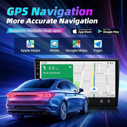 4 Core+64GB Car Radio Stereo for Chevrolet Chevy Camaro 2010-2015: 1080P Backup Camera GPS Navigation FM 9 Inch 1280 * 800 HD IPS Touchscreen 5G WiFi Wireless CarPlay Android Auto SWC in Kuwait