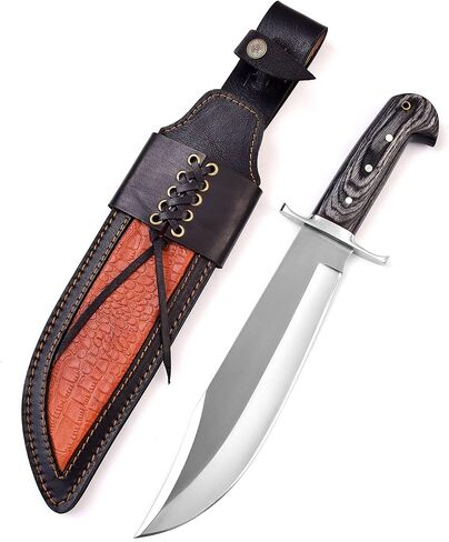 Poshland REG-109 Handmade D2 Steel 15.25 Inches Bowie Knife - Solid Engineered Wood Handle in Kuwait