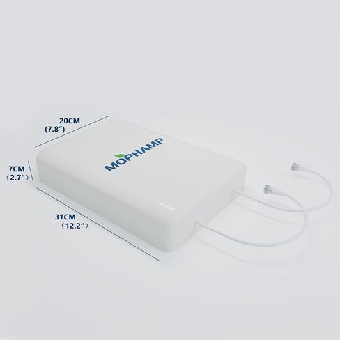 2x2 MIMO Antenna 5G 4G LTE External Directional for T-Mobile Home Internet, Verizon, AT&T | 32.8‘ SMA Cable, TS9 Adapters in Kuwait