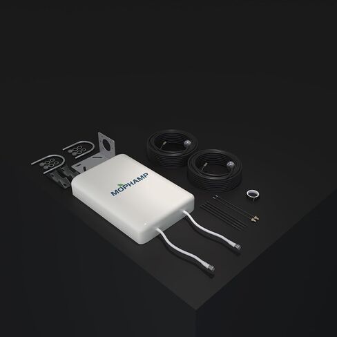 2x2 MIMO Antenna 5G 4G LTE External Directional for T-Mobile Home Internet, Verizon, AT&T | 32.8‘ SMA Cable, TS9 Adapters in Kuwait