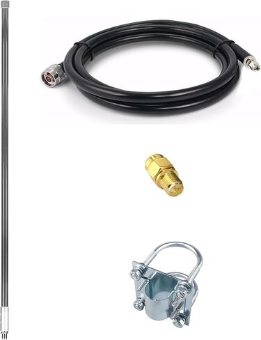 915MHz Outdoor Antenna High Gain 8dBi with 9.8Ft Low Loss Cable for Helium LoRa Meshtastic Hotspot RAK Nebra Bobcat 300 SenseCAP M1 Hotspot HNT Miner Heltec V3 LORA32 915MHz LoRa Module in Kuwait