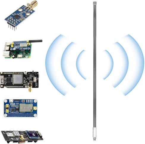 915MHz Outdoor Antenna High Gain 8dBi with 9.8Ft Low Loss Cable for Helium LoRa Meshtastic Hotspot RAK Nebra Bobcat 300 SenseCAP M1 Hotspot HNT Miner Heltec V3 LORA32 915MHz LoRa Module in Kuwait