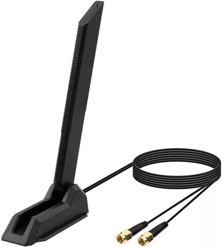 WiFi 6E Tri-Band Antenna 120cm Cable RP-SMA External Extension Cable in Kuwait