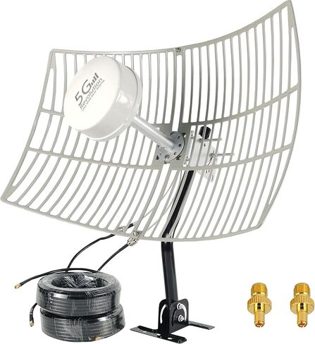 SignalPlus Omni Directional Cellular Cell Phone Antenna Outdoor 5G 4G LTE Antennas for Cell Phone Booster/ 5G 4G LTE Router Support All USA/Canada Carriers T-Mobile in Kuwait