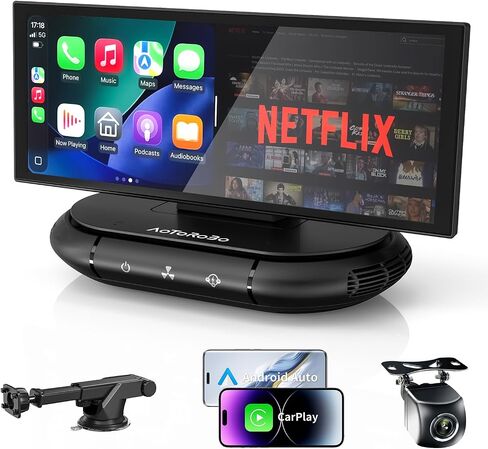 شاشة CarPlay لاسلكية مقاس 10.25 بوصة مزودة بجهاز تنقية الهواء وGoogle Play وGemini AI in Kuwait