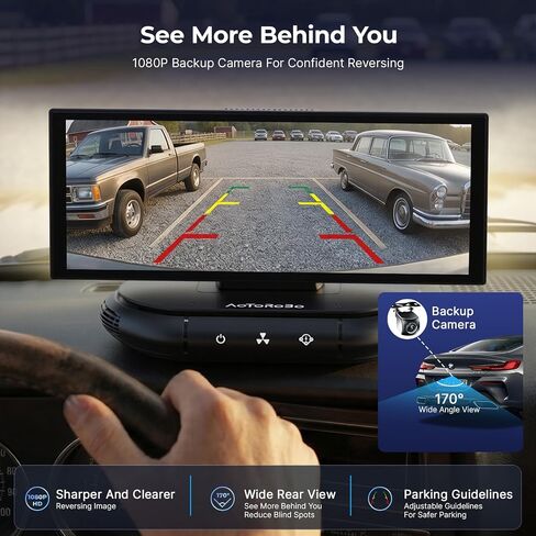 شاشة CarPlay لاسلكية مقاس 10.25 بوصة مزودة بجهاز تنقية الهواء وGoogle Play وGemini AI in Kuwait