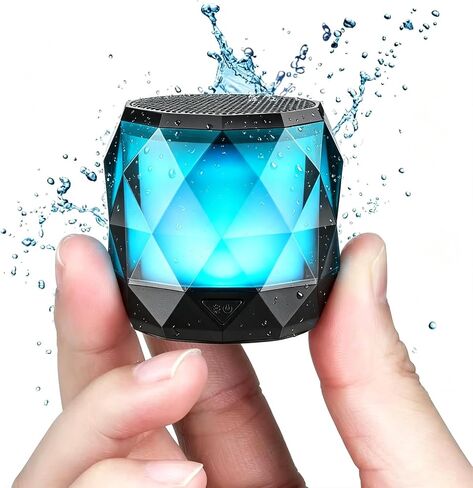 LFS Portable Mini Bluetooth Speaker with 7 Color Lights, TWS Stereo Pairing in Kuwait