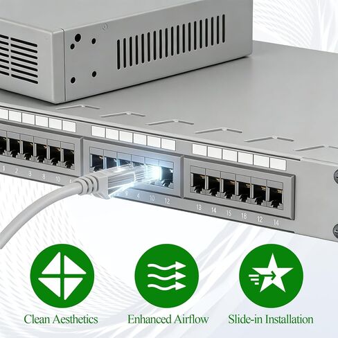 Rack Mount for UniFi Switch Pro Max 16 PoE, 19-Inch Server Rack Shelf, 1U Secure Network Switch Mount with Enhanced Airflow in Kuwait