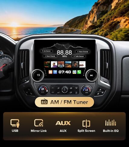 11.5in Car Stereo for Chevy Silverado GMC Sierra 14-18 CarPlay in Kuwait