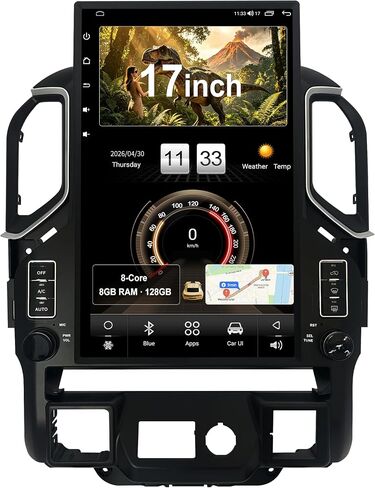 17-Inch Car Stereo for Chevrolet Silverado and GMC Sierra 2019-2023 OEM AUX in Kuwait