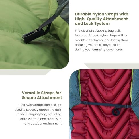 Ultralight Sleeping Bag Top Quilt 850 Down Ultralight Backpacking Camping Blanket in Kuwait