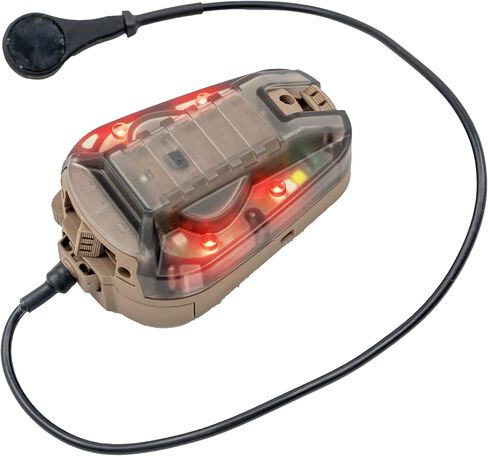 FMATAL GEAR Tactical Helmet IR Challenge Response Vibration Alert IR Strobe Light Gen III Style with Red Visible Mode in Kuwait