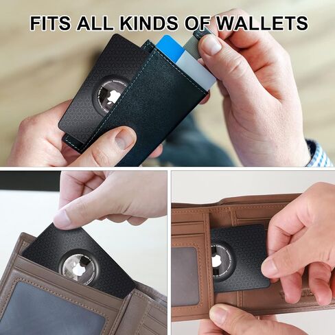 2Pack Apple Airtag Wallet Card Holder, Slim Card Insert for Air Tag in Kuwait