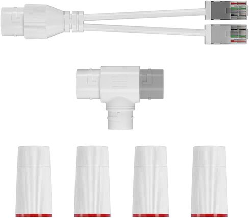 ABS Networks Splitter Double Connection Port Seamlessly Compatibility with Laptop Cameras Streaming Devices Outdoor Networks Splitter in Kuwait