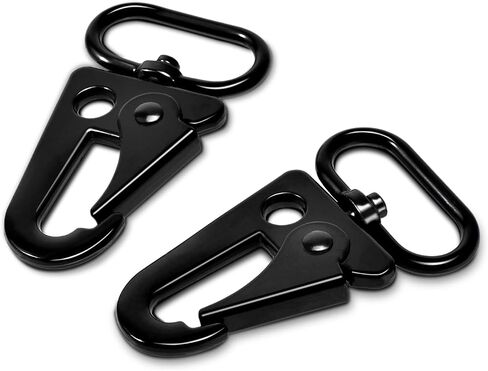 CooBigo 6 Pack Metal Swivel Snap Hook 1-inch Car Keys Chain Clip Heavy Duty Keychain Attachments for Paracord Bracelets Necklaces Molle Bags Accessories in Saudi Arabia