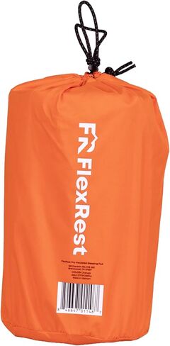 Pro Insulated Sleeping Pad for Camping | Easily Inflatable and Designed for Premium Comfort in the Lowest Temperatures | Orange in Kuwait