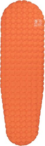 Pro Insulated Sleeping Pad for Camping | Easily Inflatable and Designed for Premium Comfort in the Lowest Temperatures | Orange in Kuwait