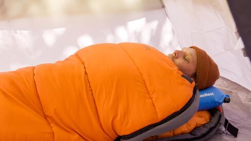 Pro Insulated Sleeping Pad for Camping | Easily Inflatable and Designed for Premium Comfort in the Lowest Temperatures | Orange in Kuwait