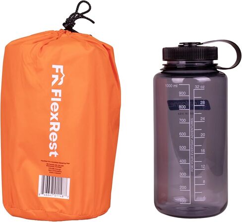 Pro Insulated Sleeping Pad for Camping | Easily Inflatable and Designed for Premium Comfort in the Lowest Temperatures | Orange in Kuwait