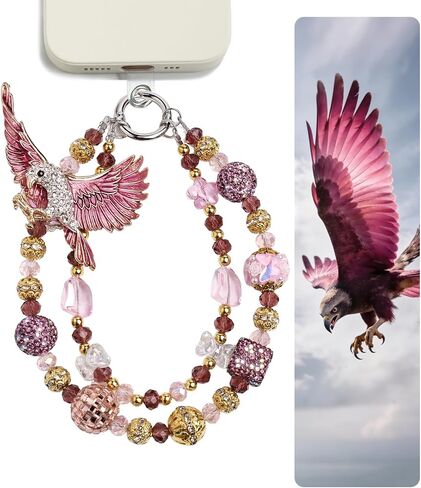 Unique Dragon Phone Strap for Women Jeweled Phone Charms Luxurious Cellphone Straps in Kuwait