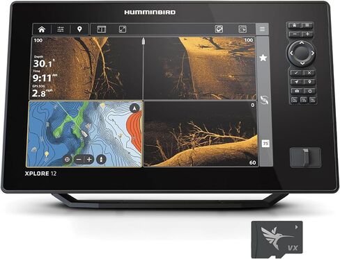 Humminbird XPLORE Series GPS Fish Finder MEGA Side Imaging+ & HD Touchscreen Display in Kuwait