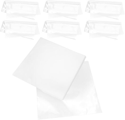 25pcs Adhesive Outer Sleeves for Vinyl Records Plastic Protection in Kuwait