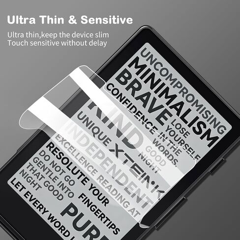 Anti-Glare Screen Protector for Xteink X4 eReader 4.3", Anti Fingerprint, Scratch Resistant, Paper Texture Feel Nano Matte PET Soft Film, 2-Pack ﻿ (Matte) in Kuwait