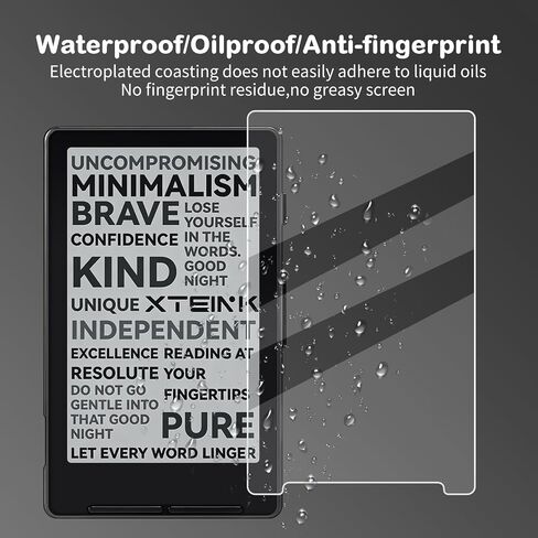 Anti-Glare Screen Protector for Xteink X4 eReader 4.3", Anti Fingerprint, Scratch Resistant, Paper Texture Feel Nano Matte PET Soft Film, 2-Pack ﻿ (Matte) in Kuwait