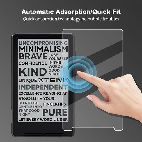 Anti-Glare Screen Protector for Xteink X4 eReader 4.3", Anti Fingerprint, Scratch Resistant, Paper Texture Feel Nano Matte PET Soft Film, 2-Pack ﻿ (Matte) in Kuwait