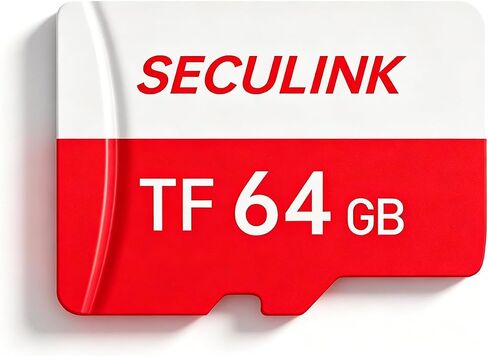 SECULINK 32GB TF Memory Card FAT32 Format Class 10 High Speed Reading/Writing 24/7 Recording for Security Camera Dash Cam and More in Kuwait