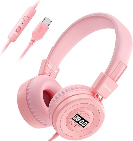 USB C Kids Headphones for School, Upgrade Wired USB Type C Kids Headphones in Kuwait