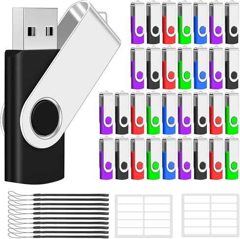 16GB USB Flash Drives Bulk 50 Pack, AreTop USB 2.0 Thumb Drive Bulk in Kuwait