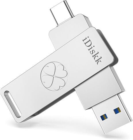 iDiskk 1TB SSD Flash Drive 500MB/s USB-C &USB-A 3.2 for iPhone Android Mac in Kuwait