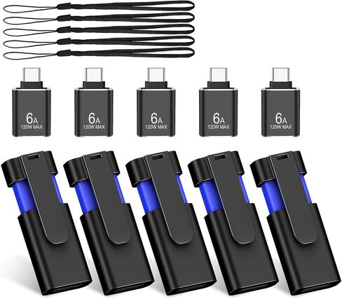 USB Flash Drive 16GB 5 Pack TEWENE USB 3.0 Thumb Drive &2PCS USBC Adapter in Kuwait
