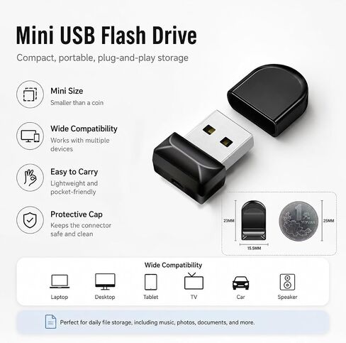 USB Flash Drive 1gb USB 2.0 high Speed u Disk USB Disk Metal Pen Drive USB Stick for PC Laptops Tablets - Store Your Files securely in Kuwait